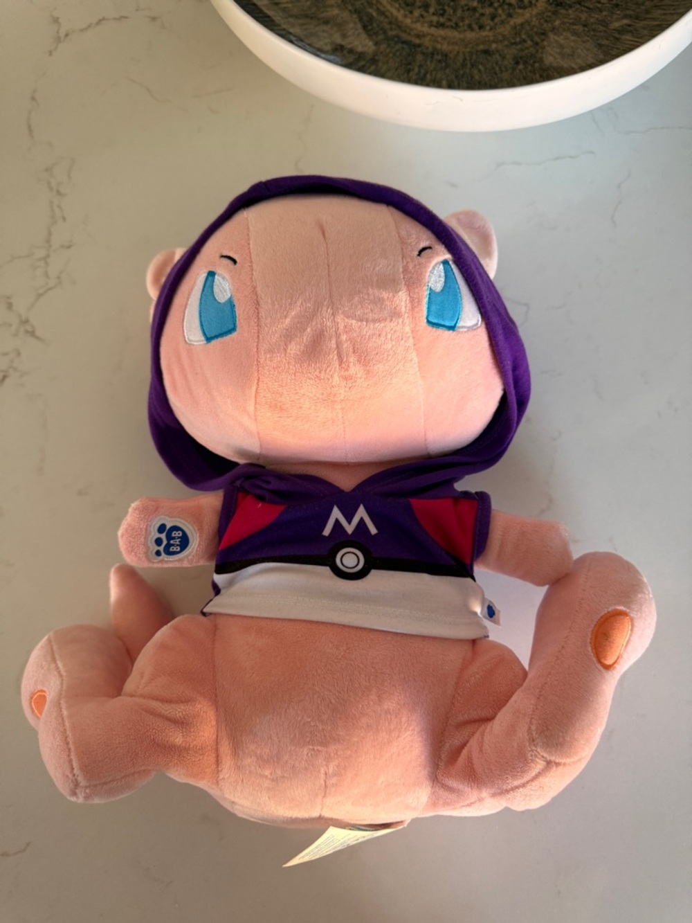 Build-A-Bear Pokemon Mew Pink Plush with Hoodie